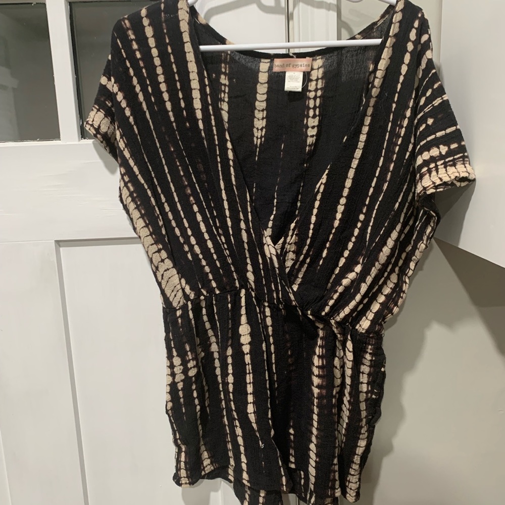 Black & cream romper from Band of Gypsies - size Medium